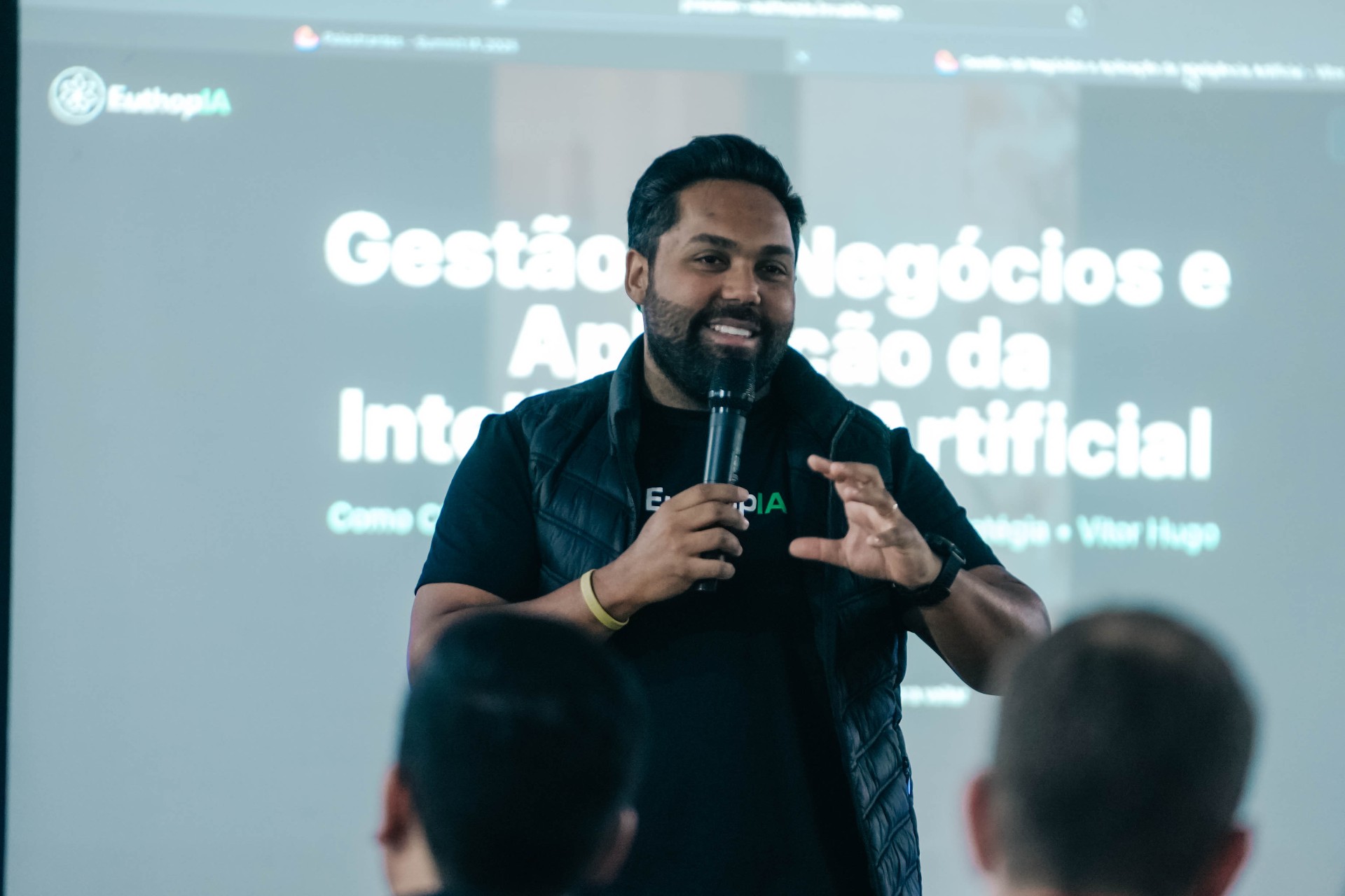 Evento EuthopIA - Keynotes: keynote de inovação e IA